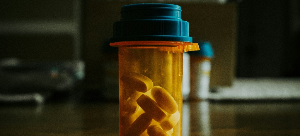 Photo of bottle of pills