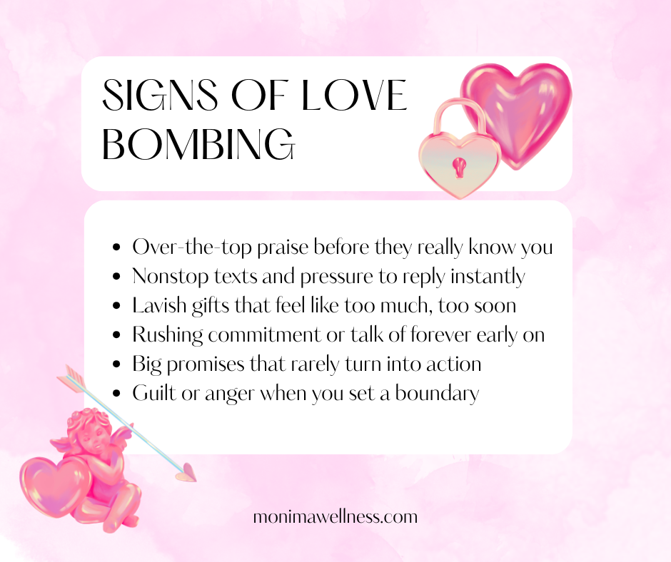 Signs of Love Bombing Monima Wellness Monima Wellness Center - Women's Treatment Center for Mental Health